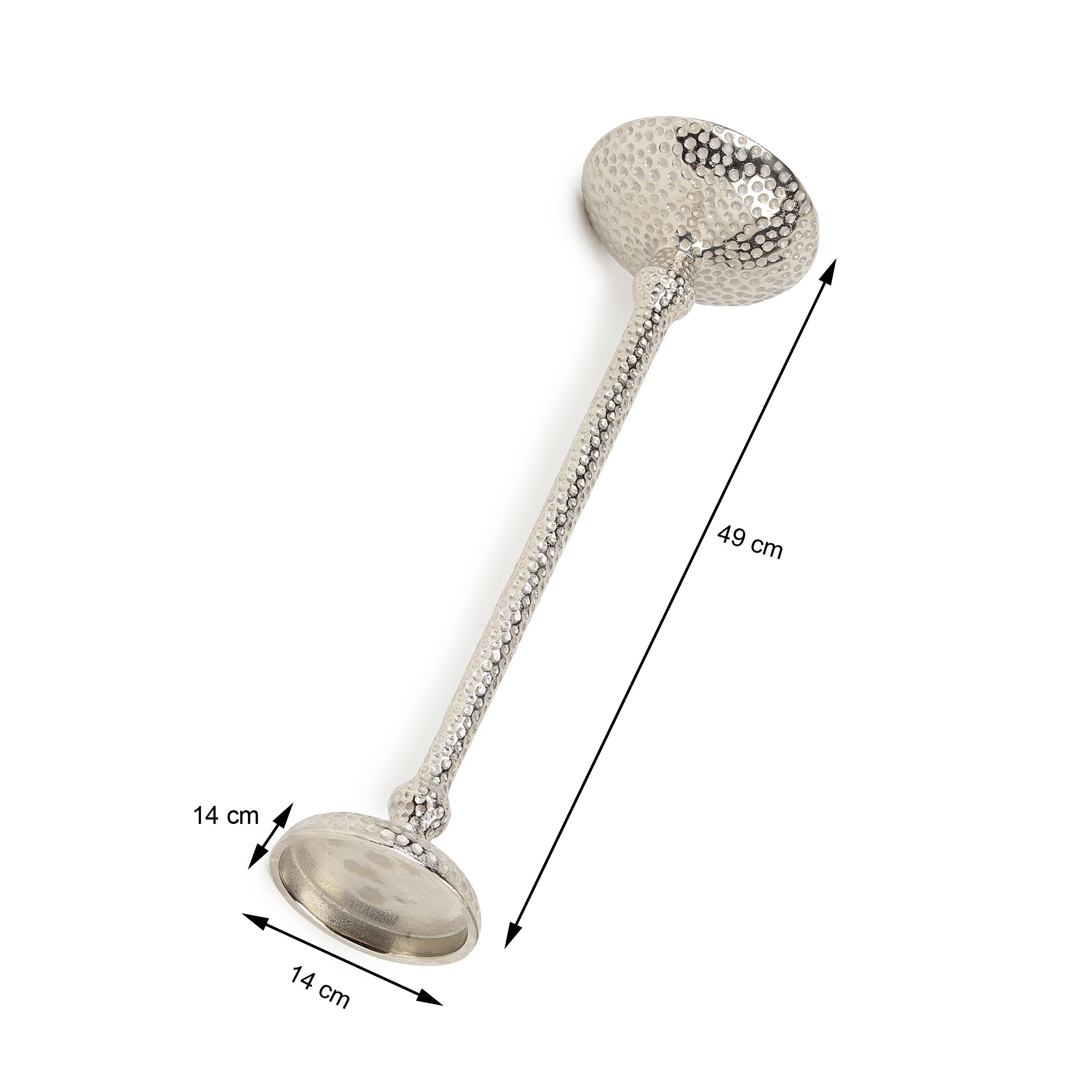 Harrington set of 2 silver candle holders