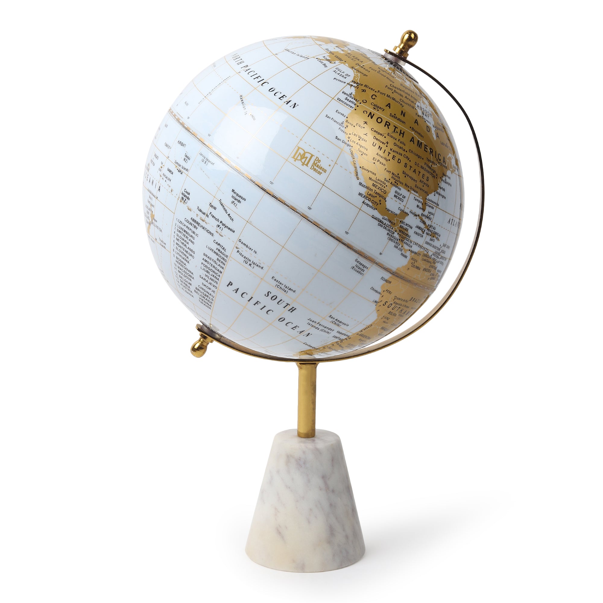 Aerion Marble Decorative Globe