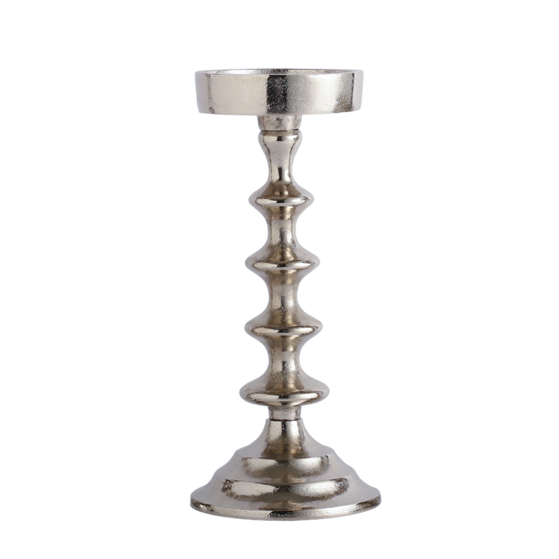 Ebon Whisper Medium Silver Candle holders
