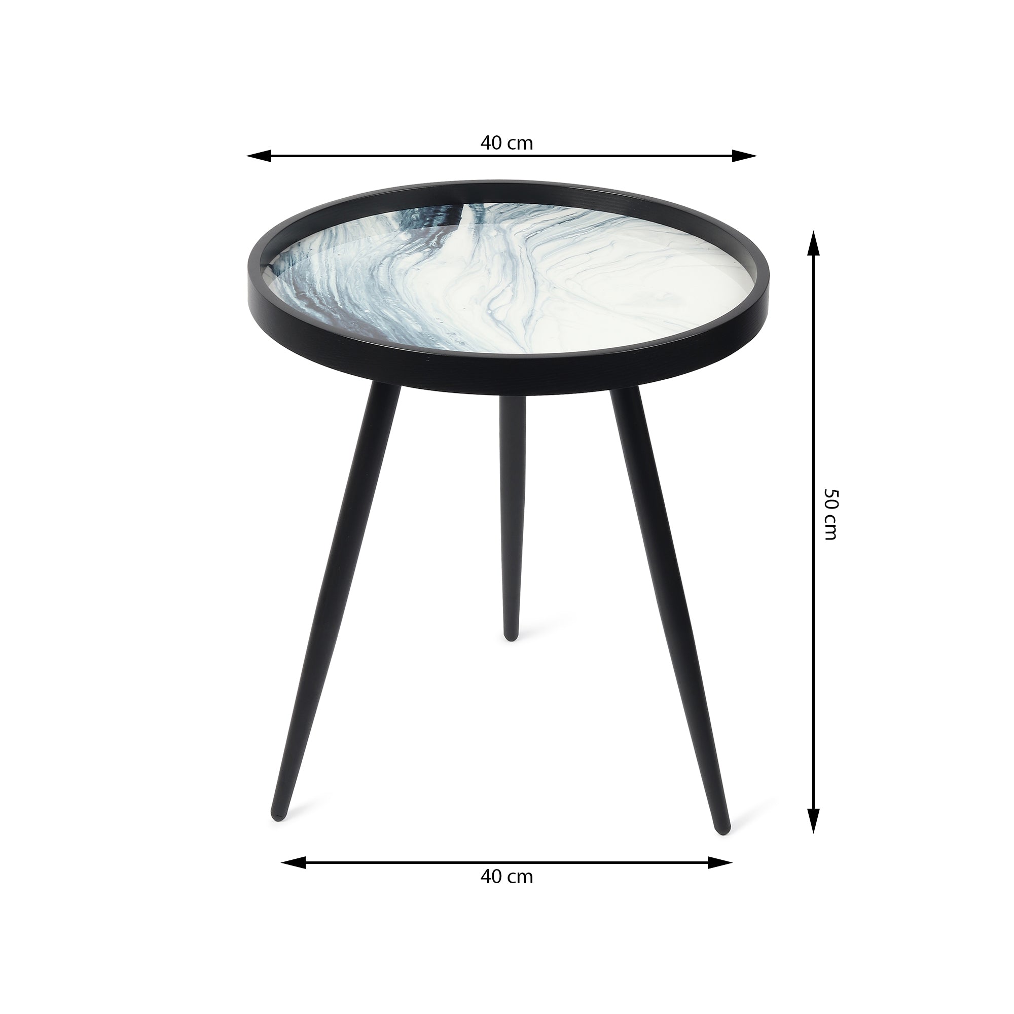Marwood Round Side Table Set of 2