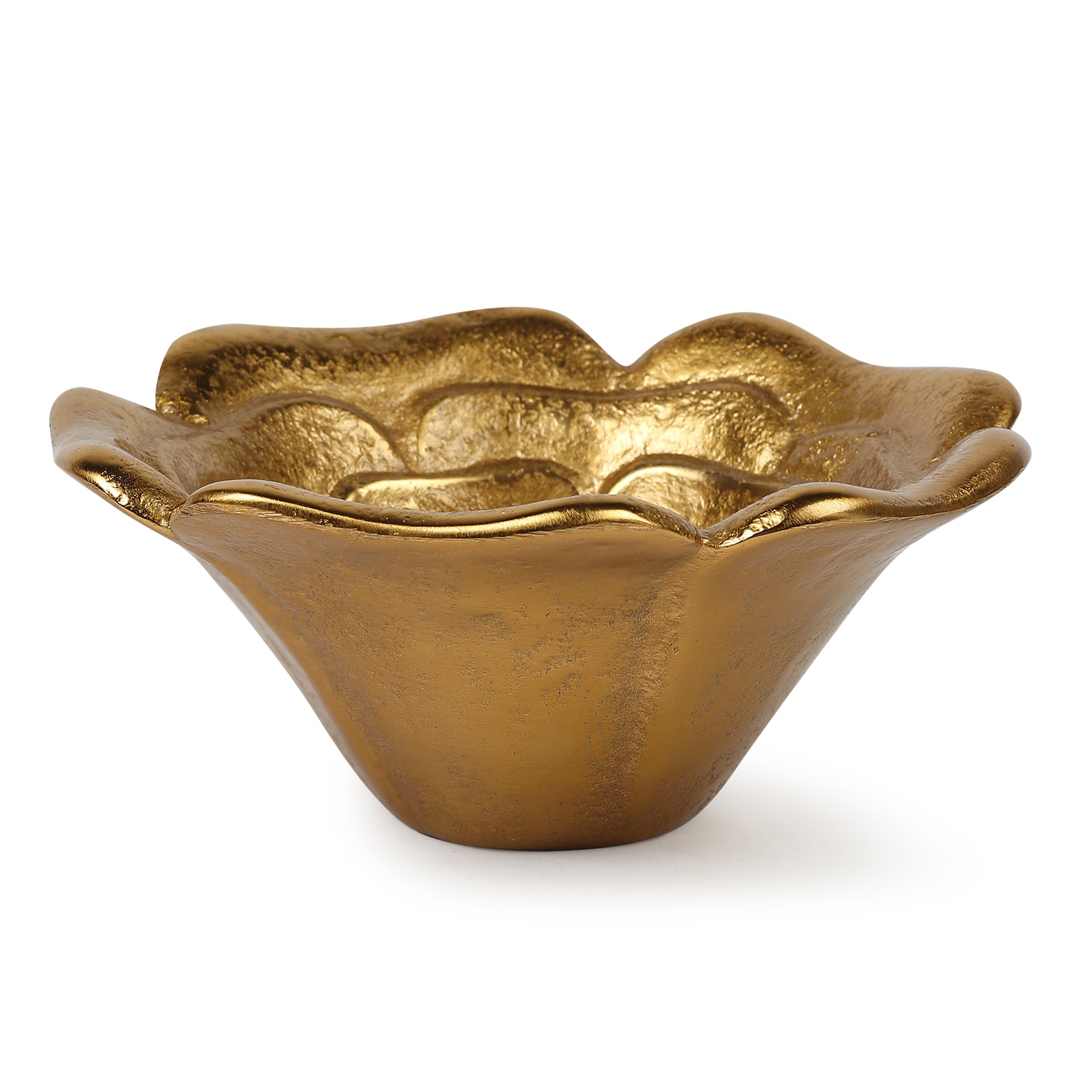 Petal Metal Serving Bowl