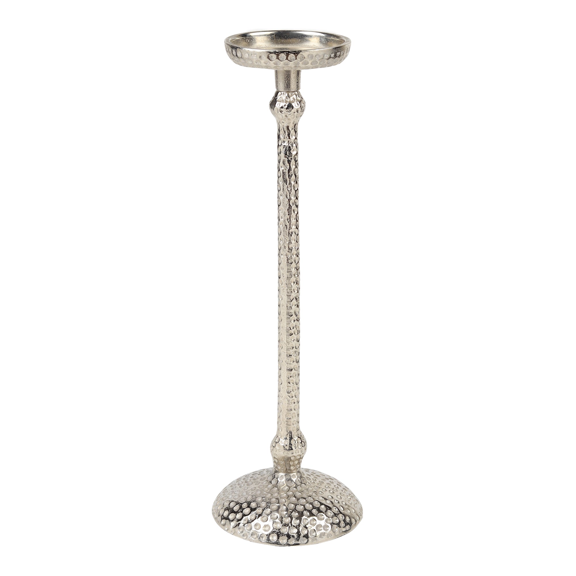 Harrington small silver candle holder