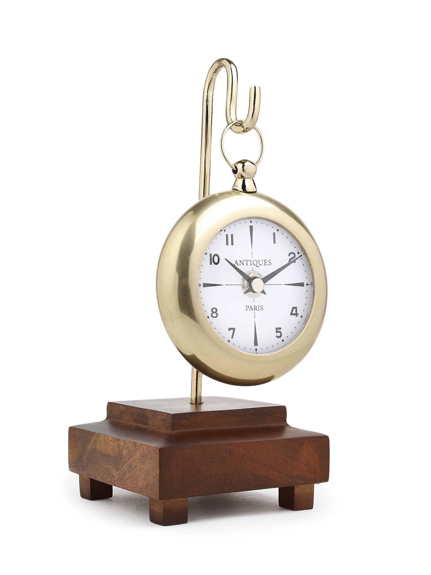 Eldora Gold Table Clock