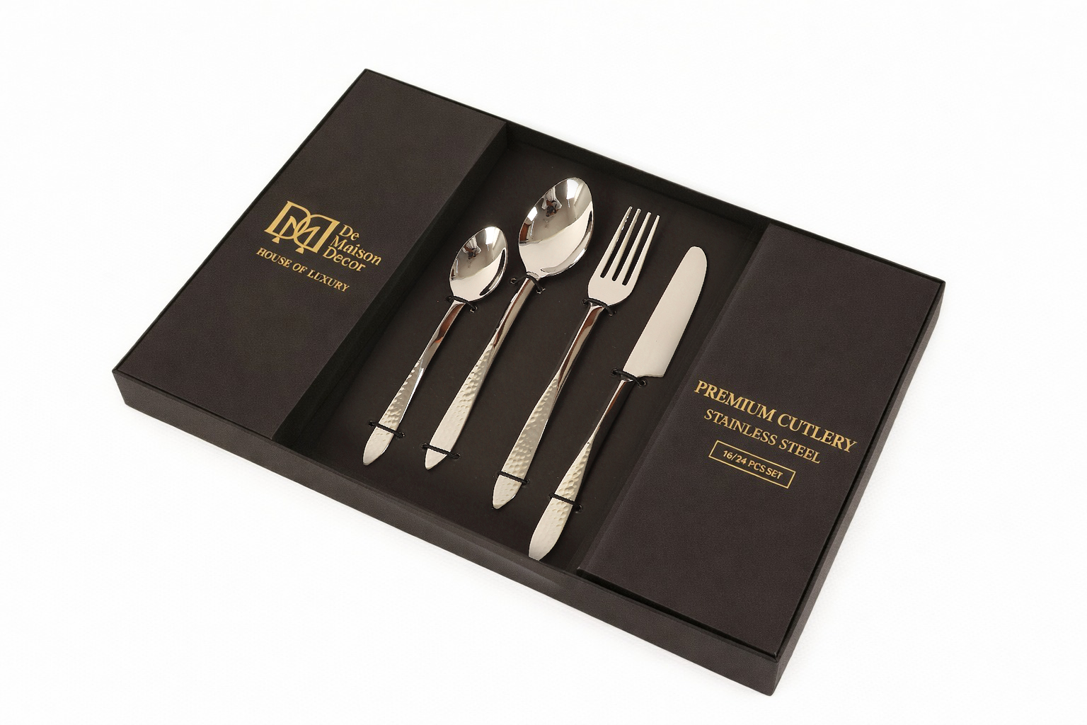 DUNE HAMMERED Cutlery set of 24