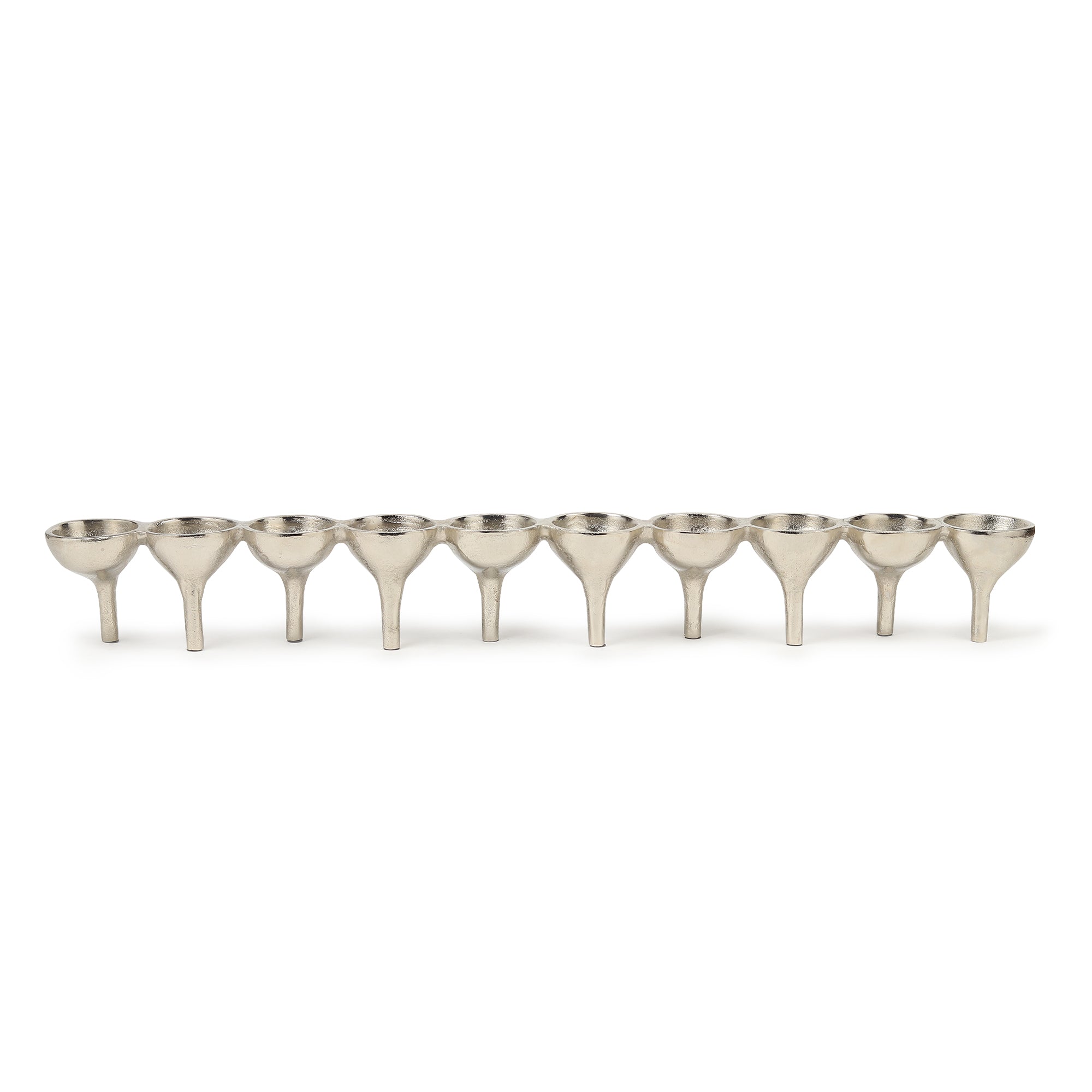 Rivera Candle & T-Light holder in Silver Large Size