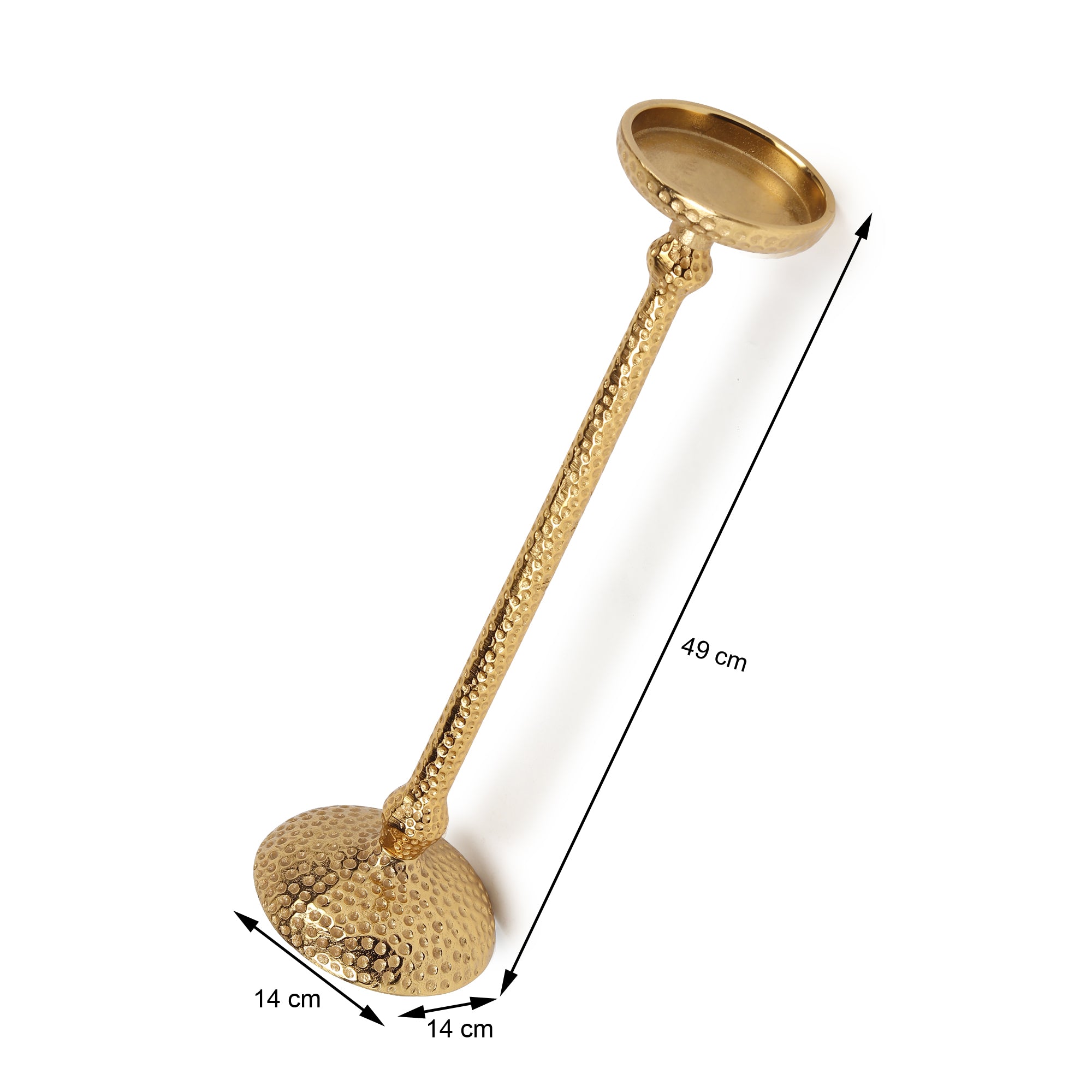 Harrington set of 2 gold candle holders