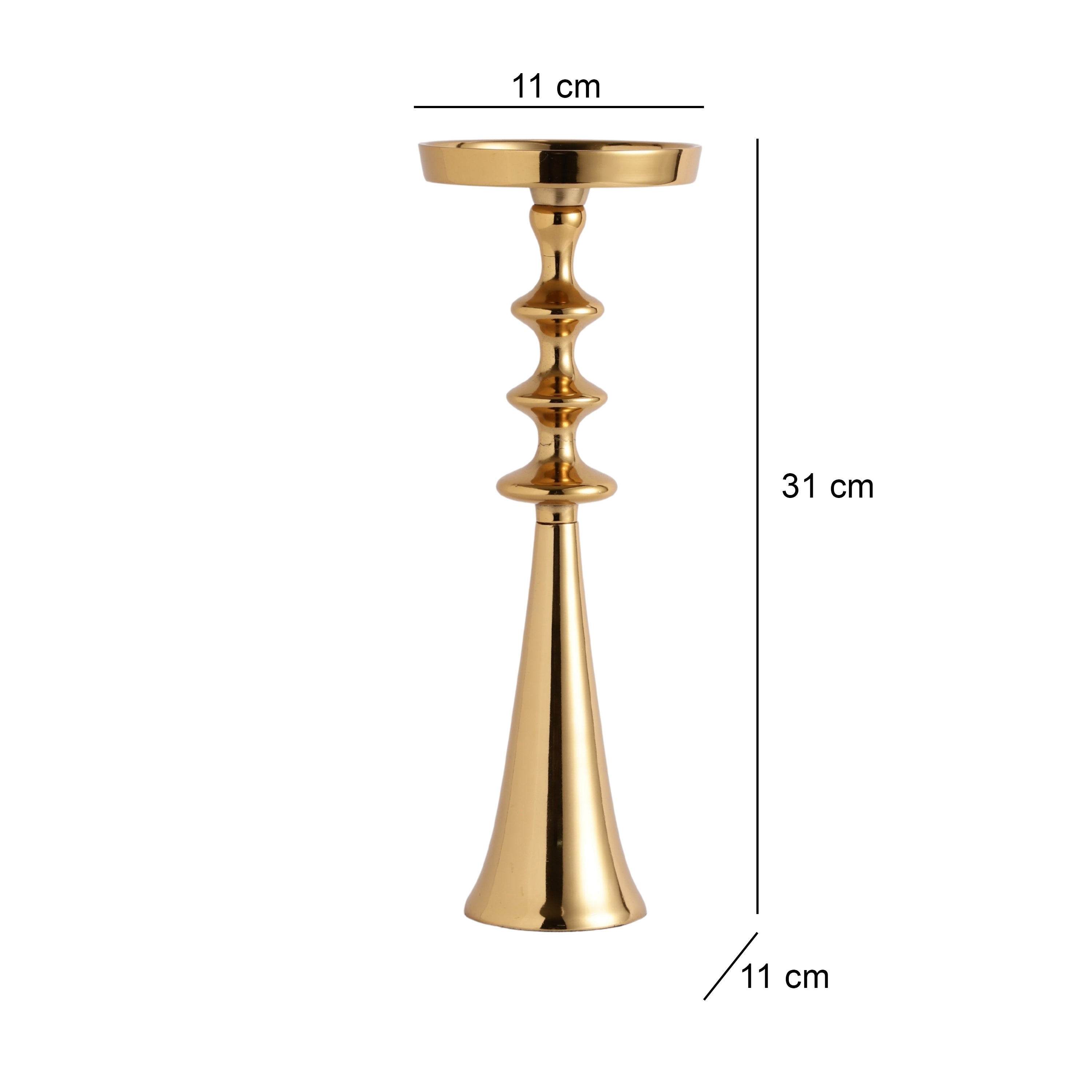 Altar Flame Gold Candle holder