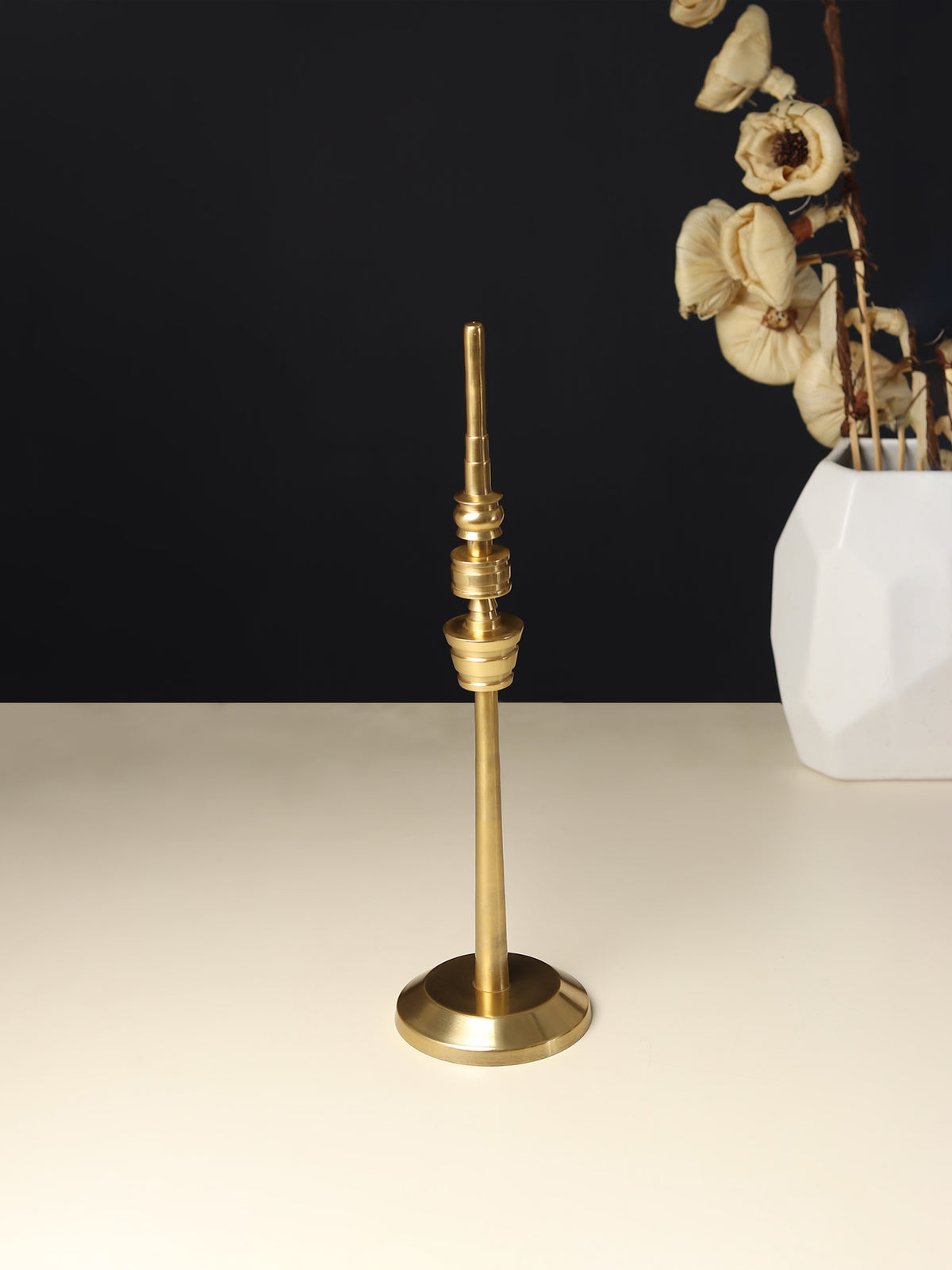 Dual Deck Small Tower Decorative Sculpture