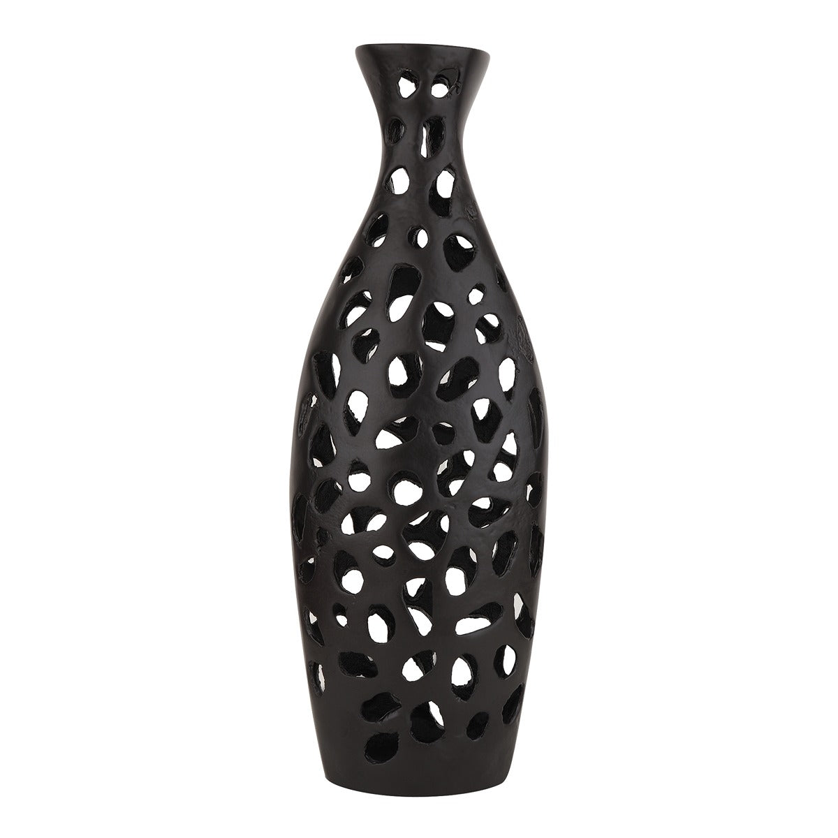 Sophia Floral Vase Large in Black
