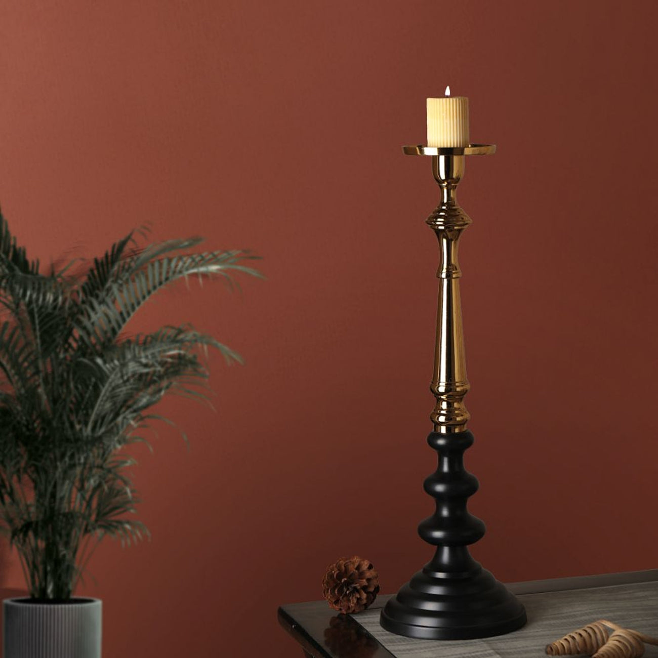 Lydia Pillar Large Candle Holder