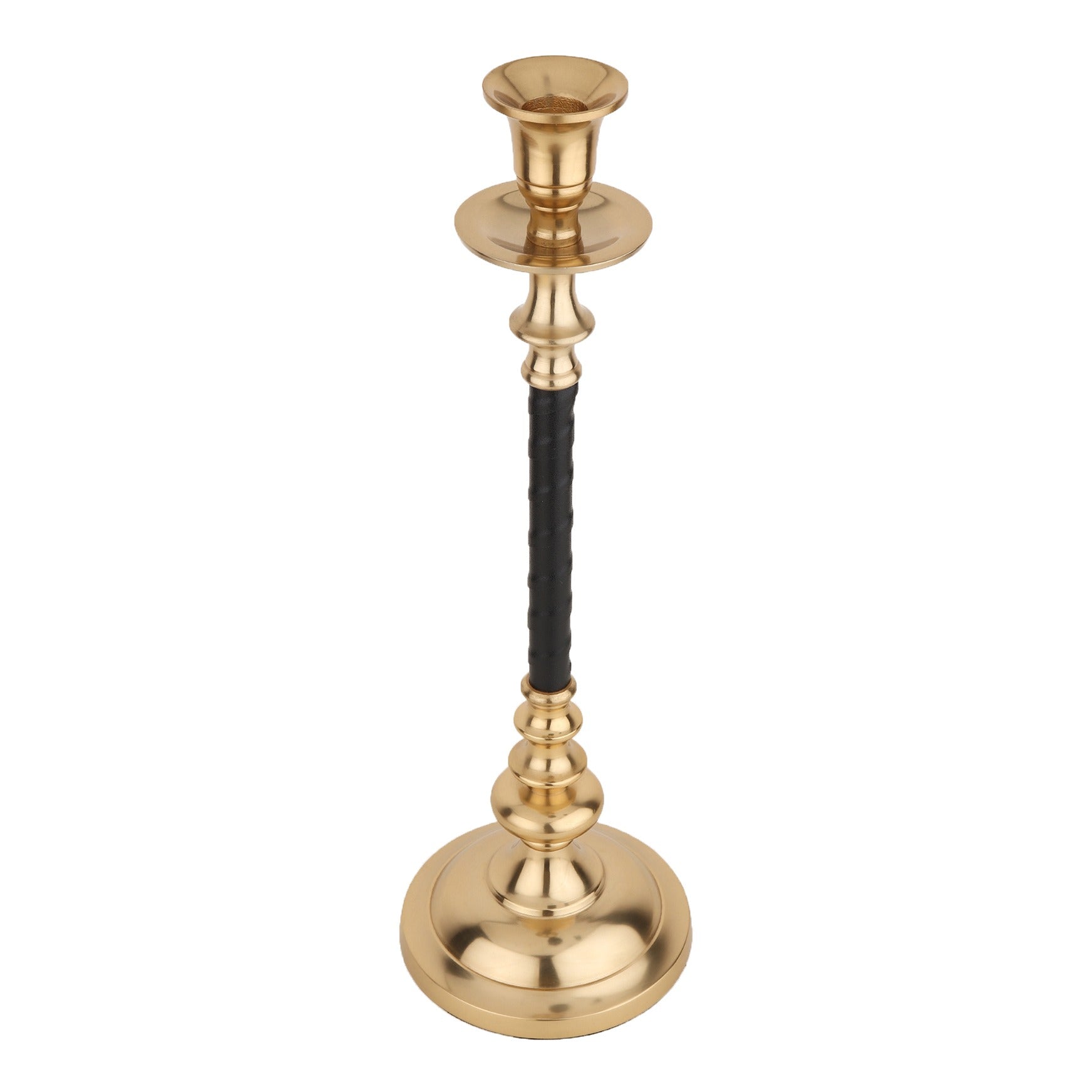 LeatherLuxe Candle holder Medium size