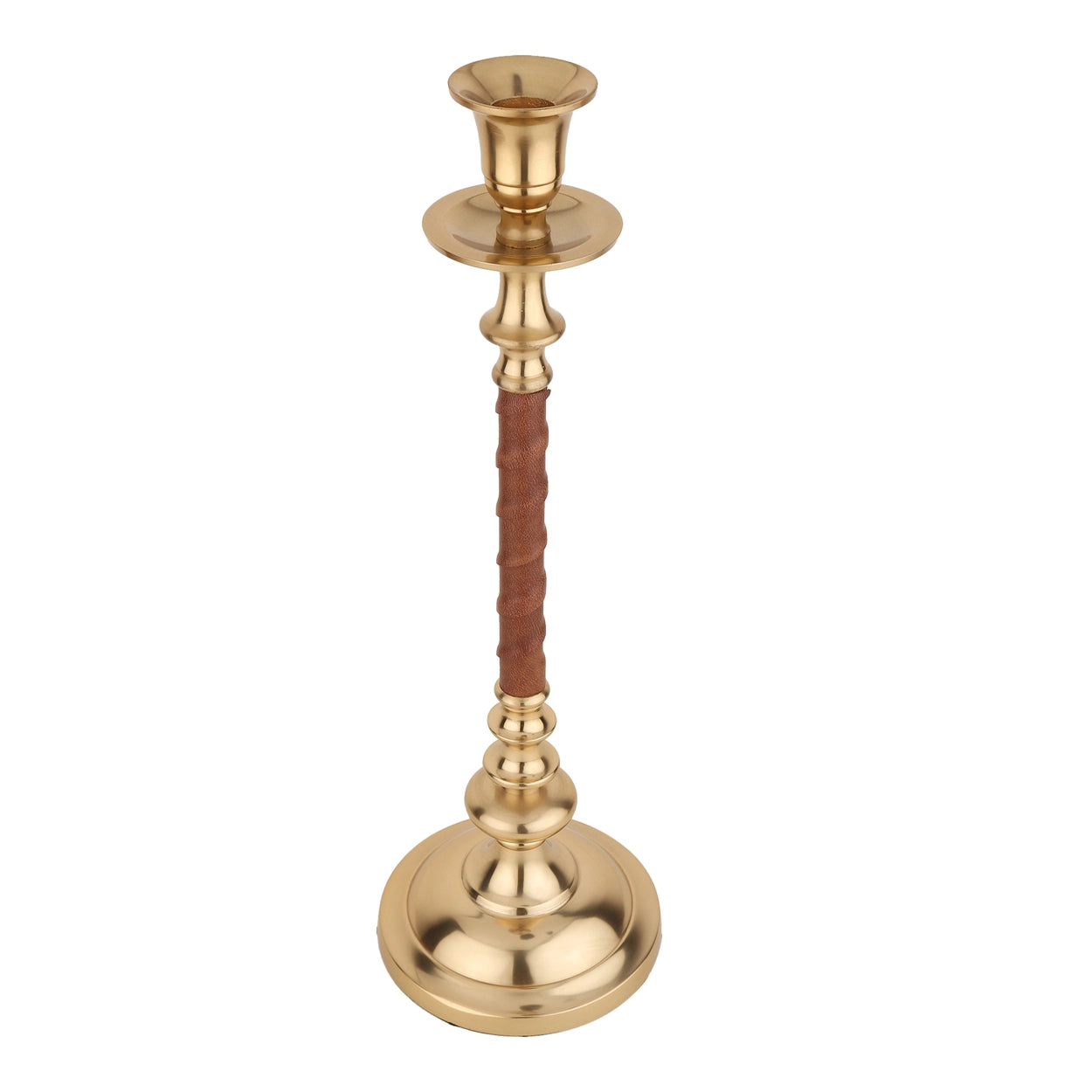 LeatherLuxe Candle holder Medium size