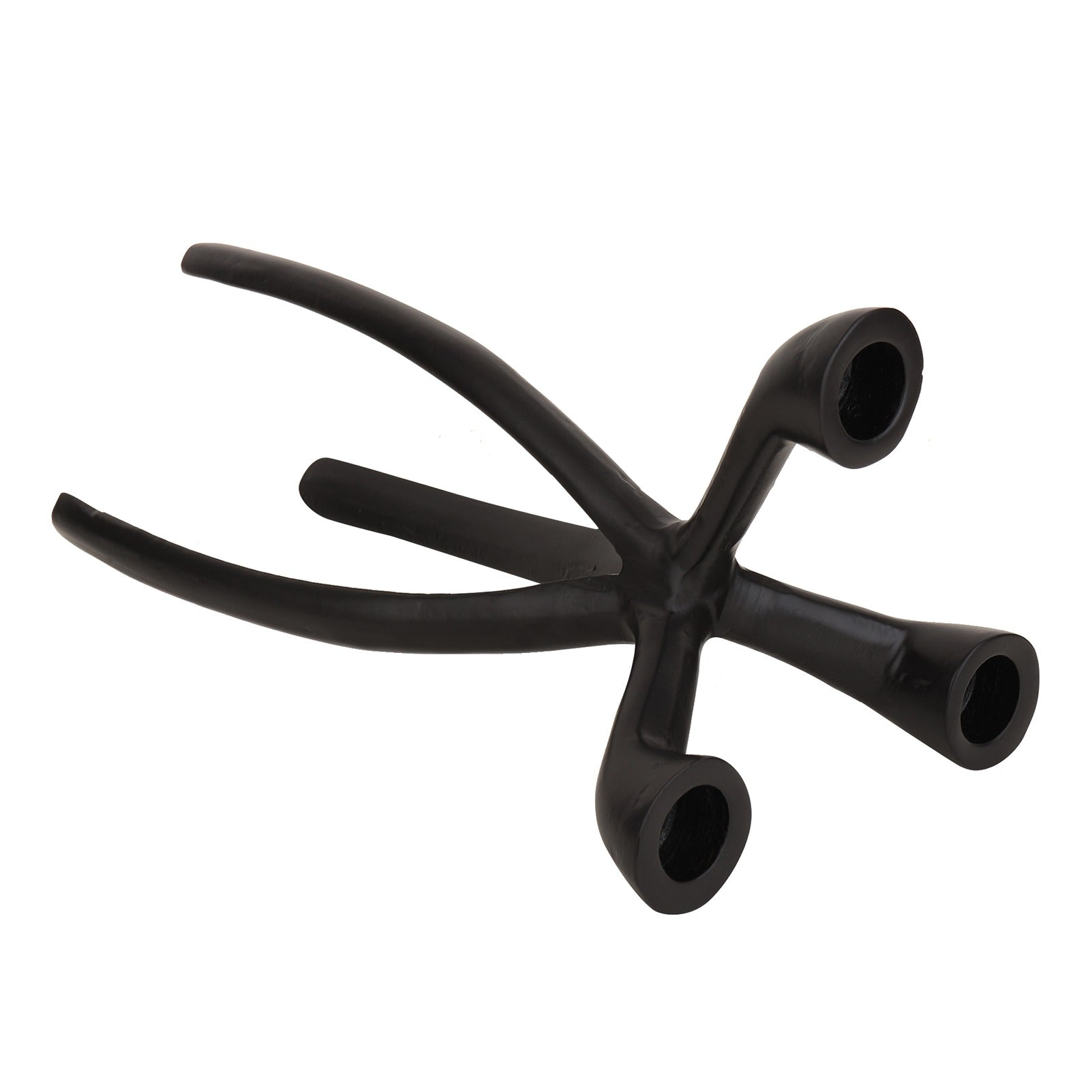 Trifecta Candle Holder in Black