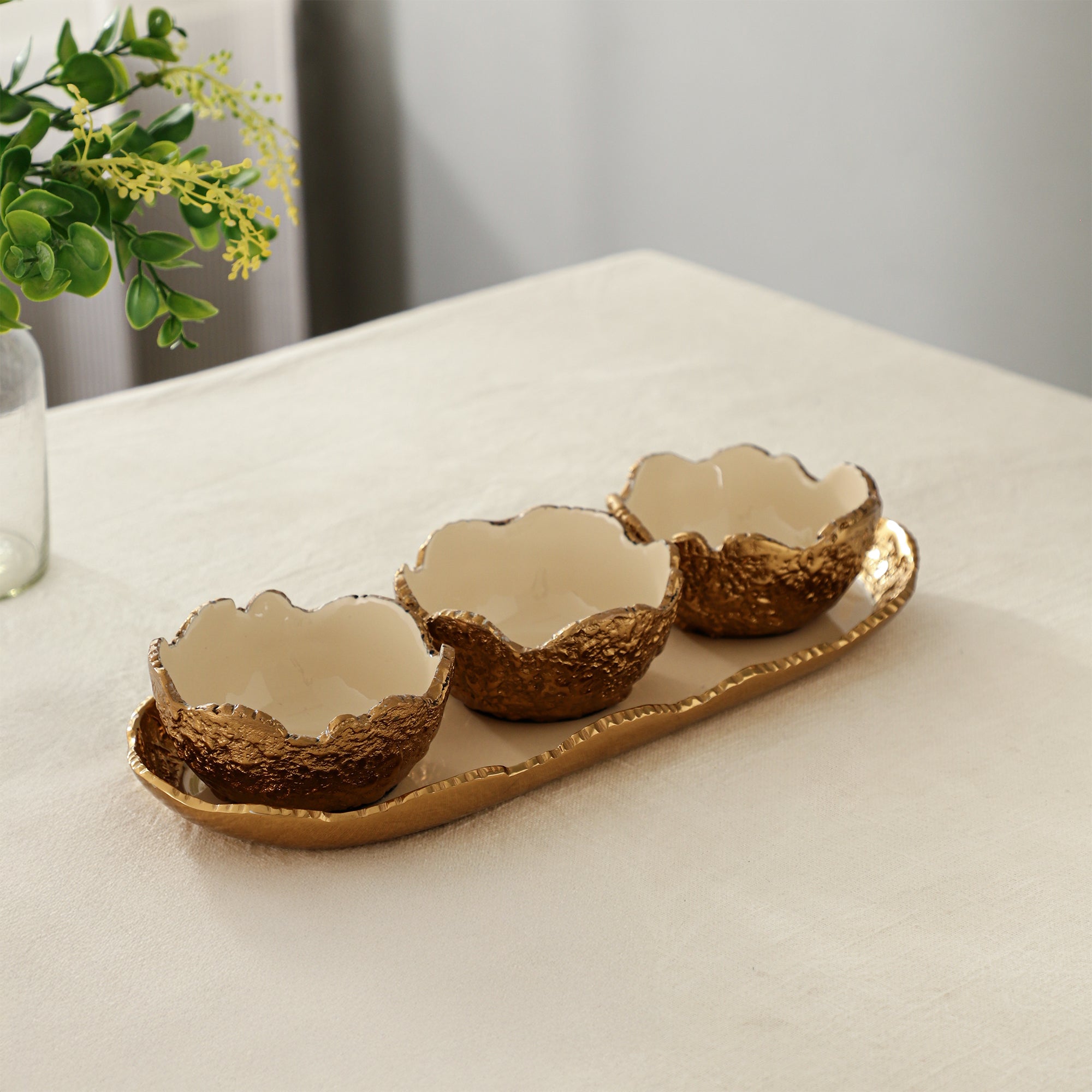 Elaris Tray & Bowl set