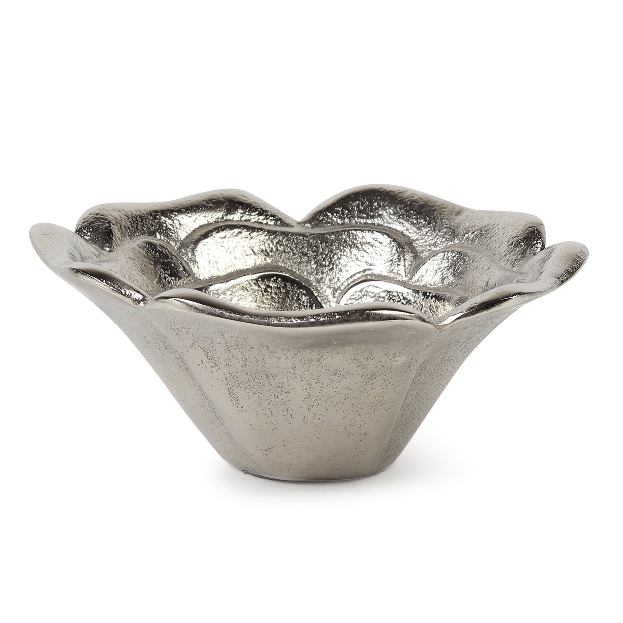 Petal Metal Serving Bowl