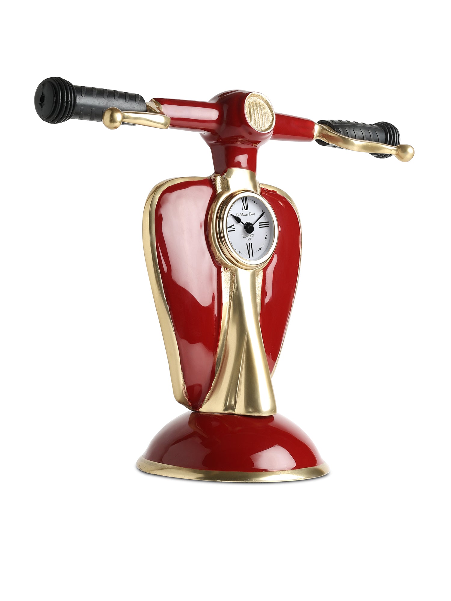 Vespa Silver Table Clock