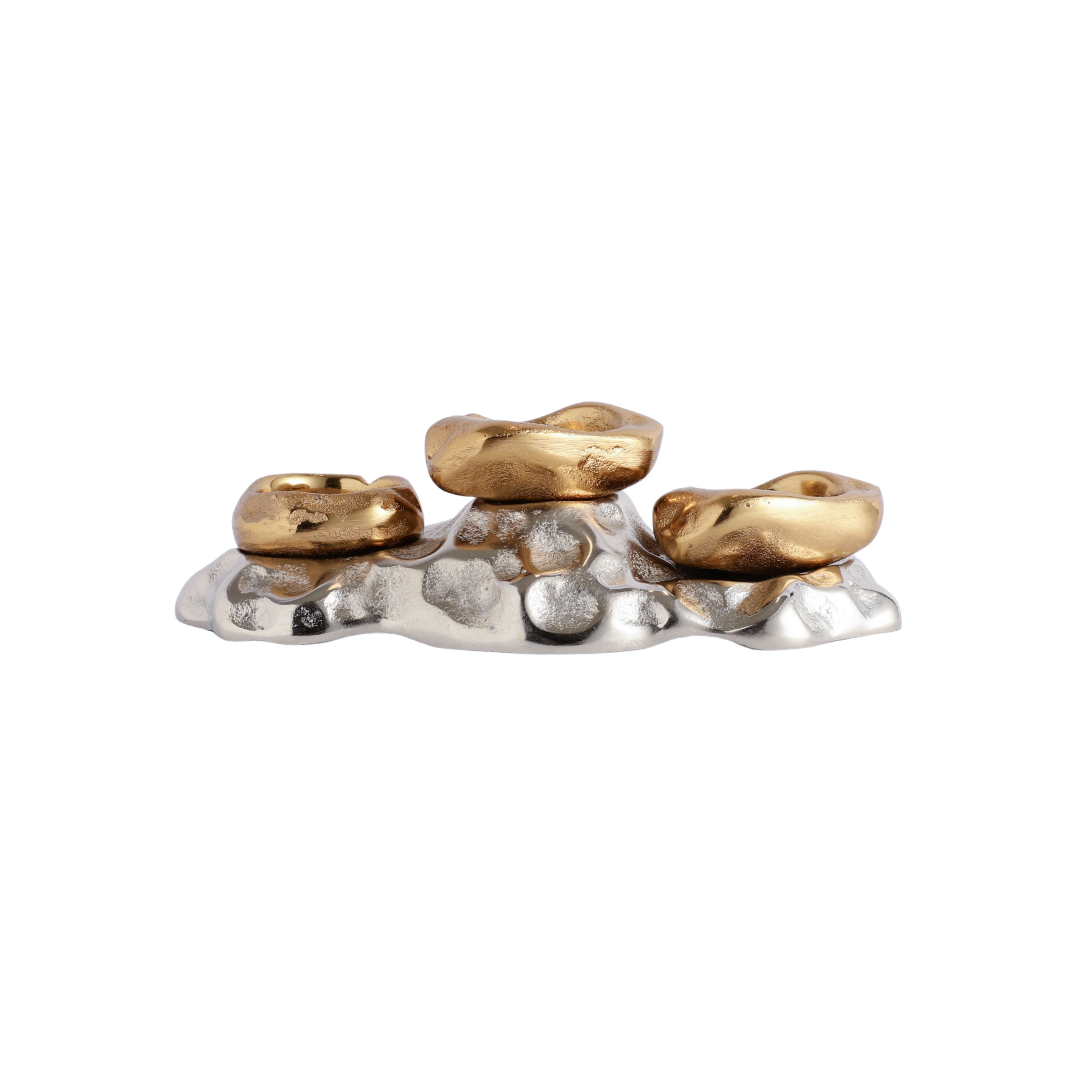 Eclora small T-Light holder in Gold & Silver