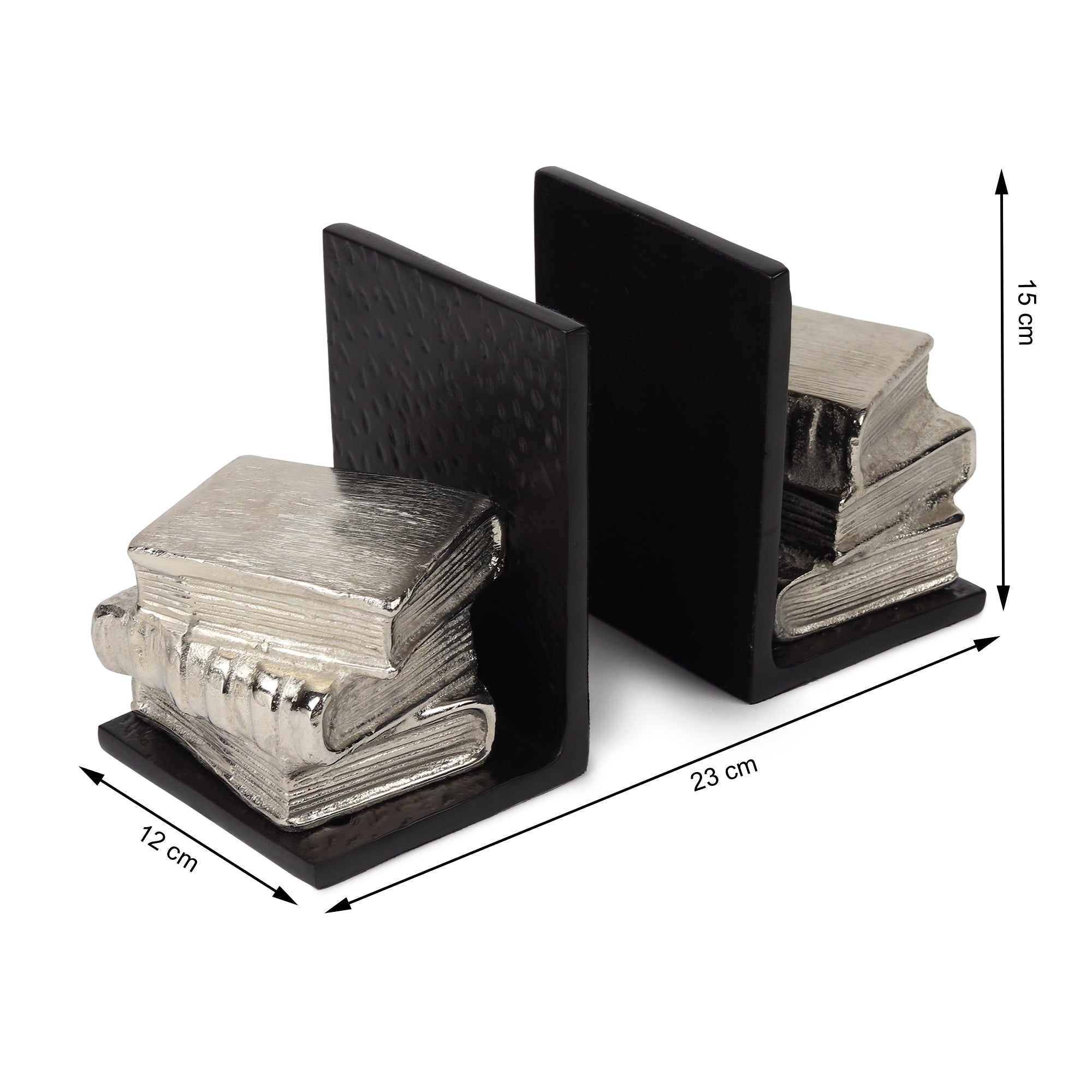 Dante’s bookend in Silver and Black