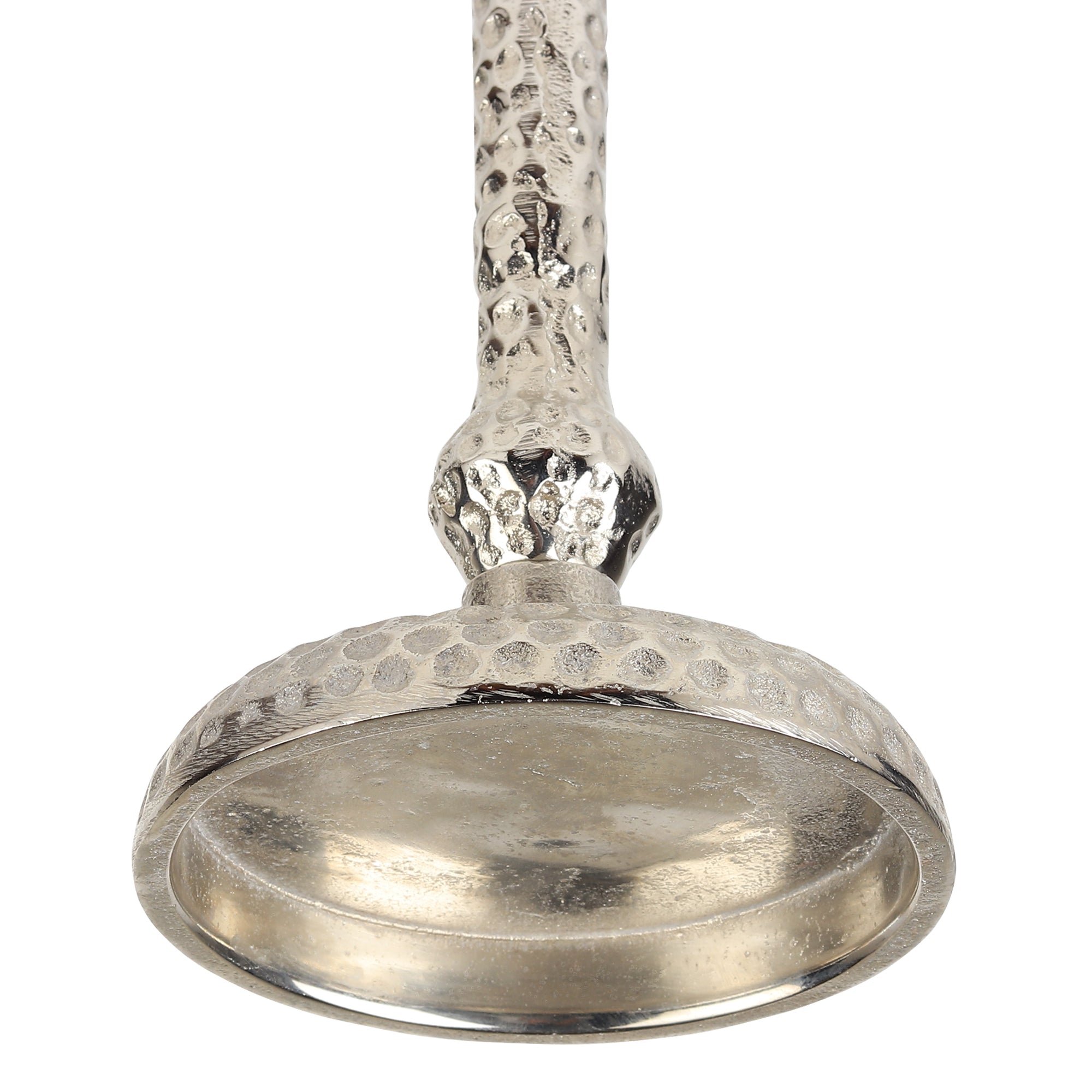 Harrington small silver candle holder