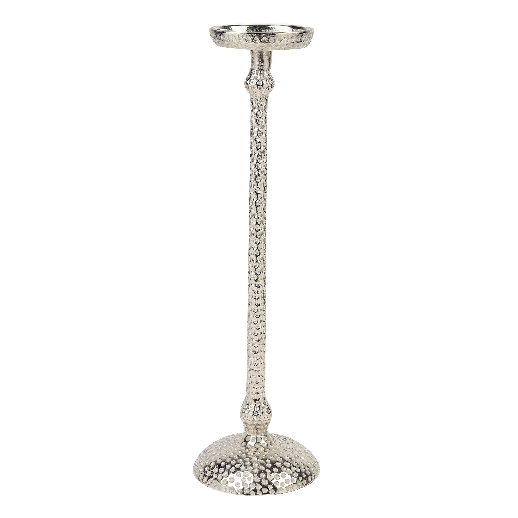 Harrington set of 2 silver candle holders
