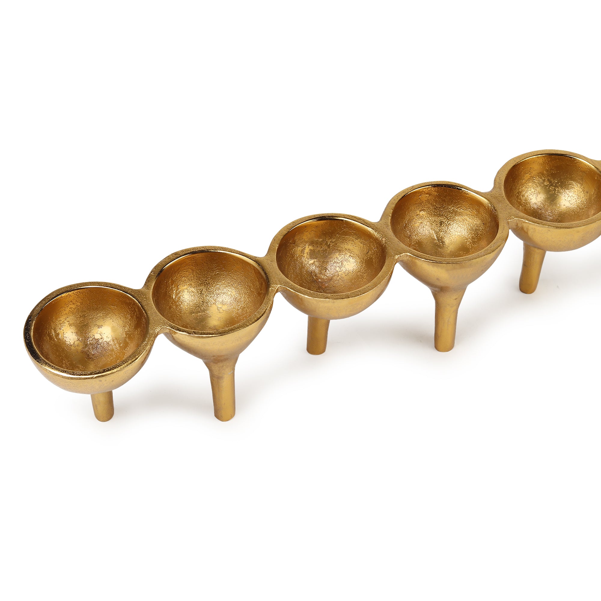 Rivera Candle & T-Light holder in Gold Large Size