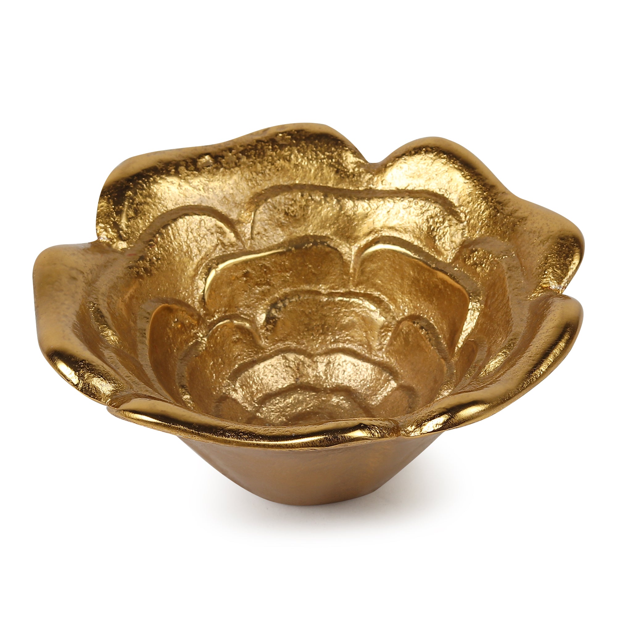 Petal Metal Serving Bowl