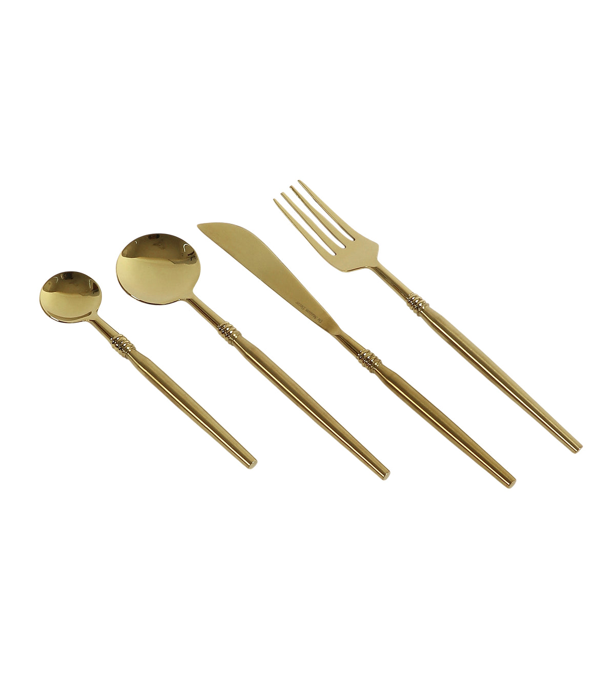 Juno Gold Cutlery Set of 24