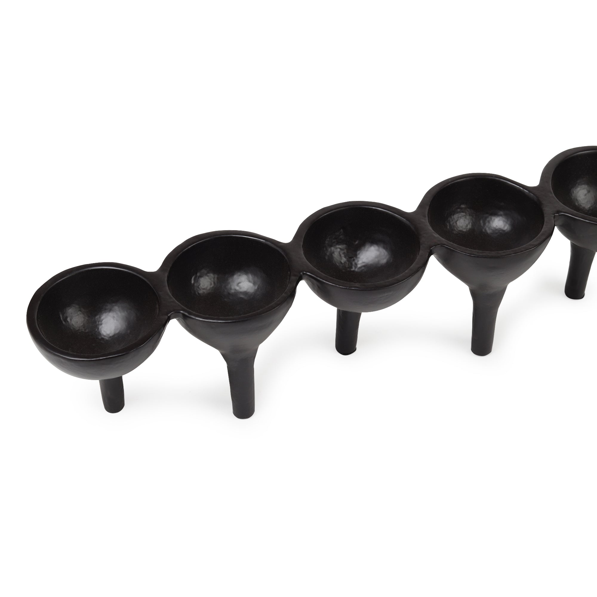 Rivera Candle & T-Light Holder –  Set of 2 in Black