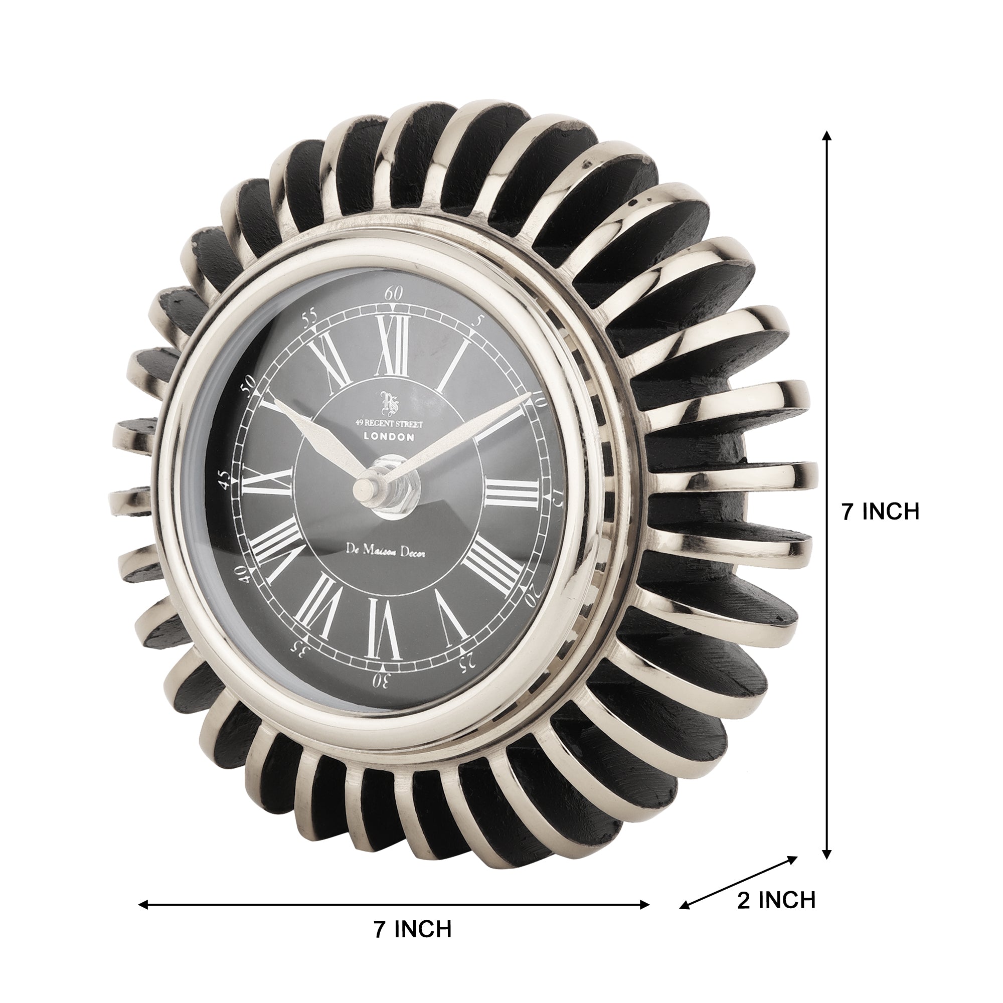 EdgeSculpt table clock
