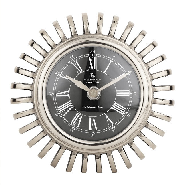 EdgeSculpt table clock Black