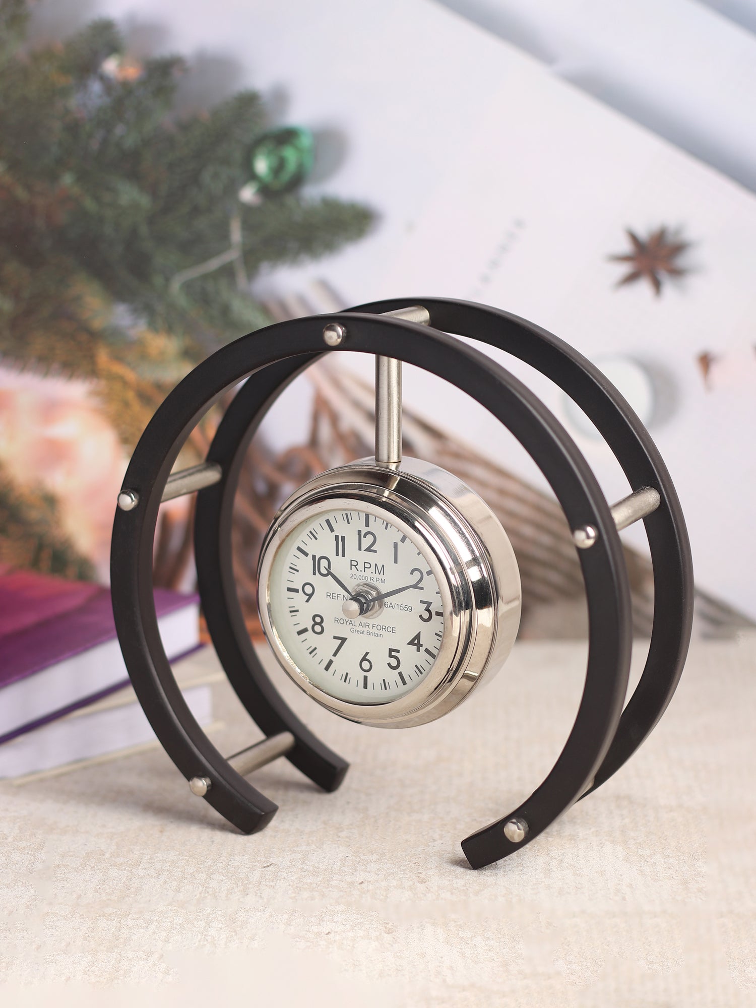 Luna Serenade Table Clock