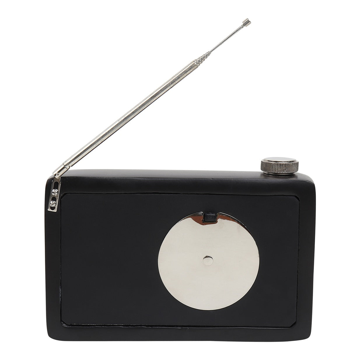 Broadcaster Table Clock In Black