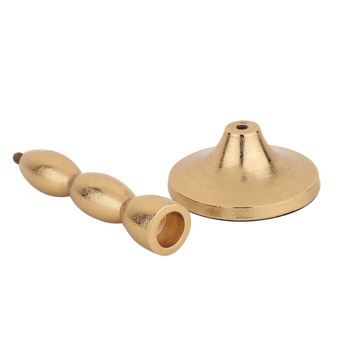 Spiral Candle Holder Gold