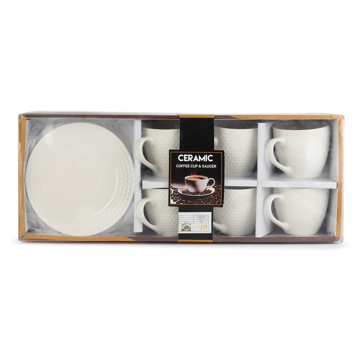 Hivey Cup & Saucer Set of 6