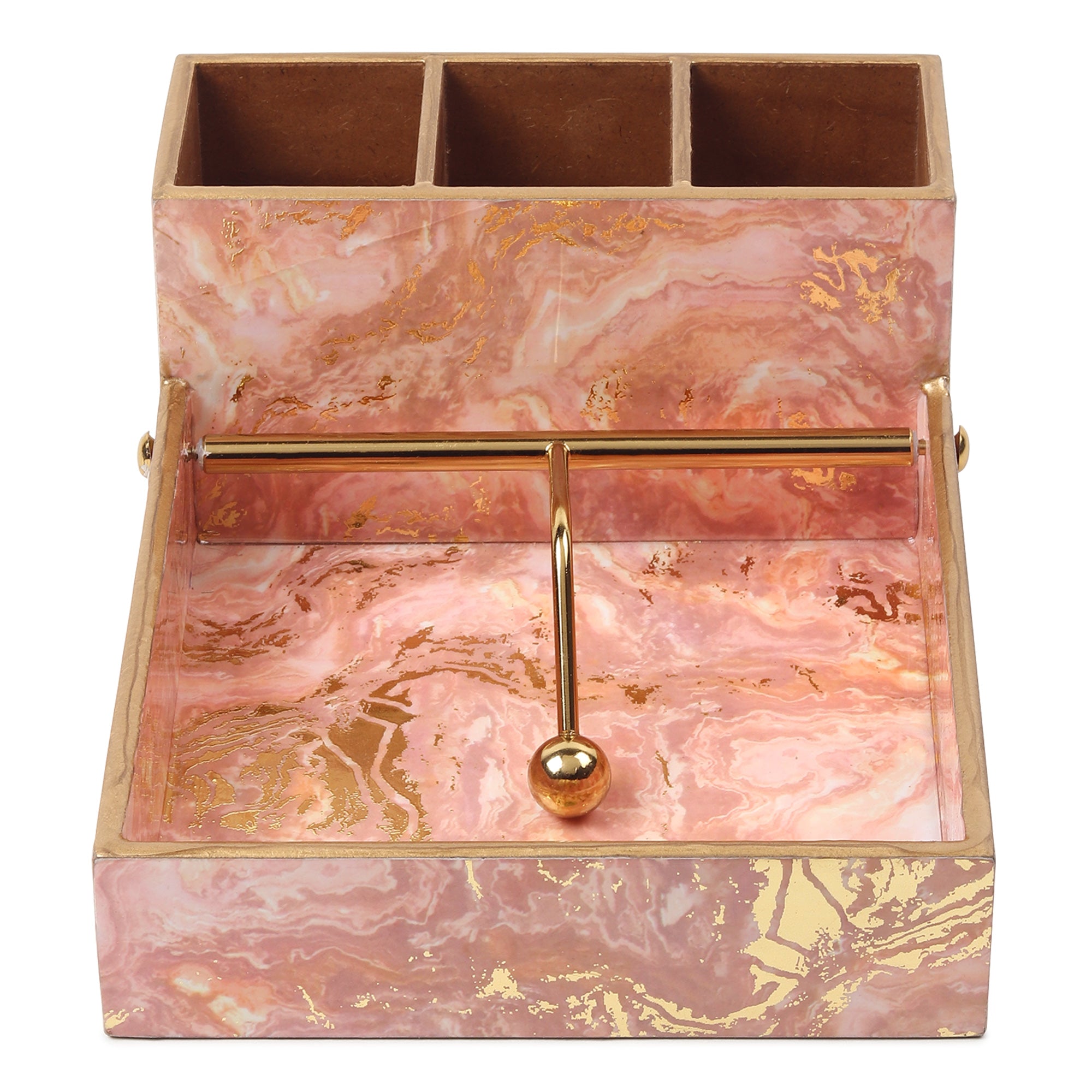 Rosa Perlino Cutlery and Tissue Holder