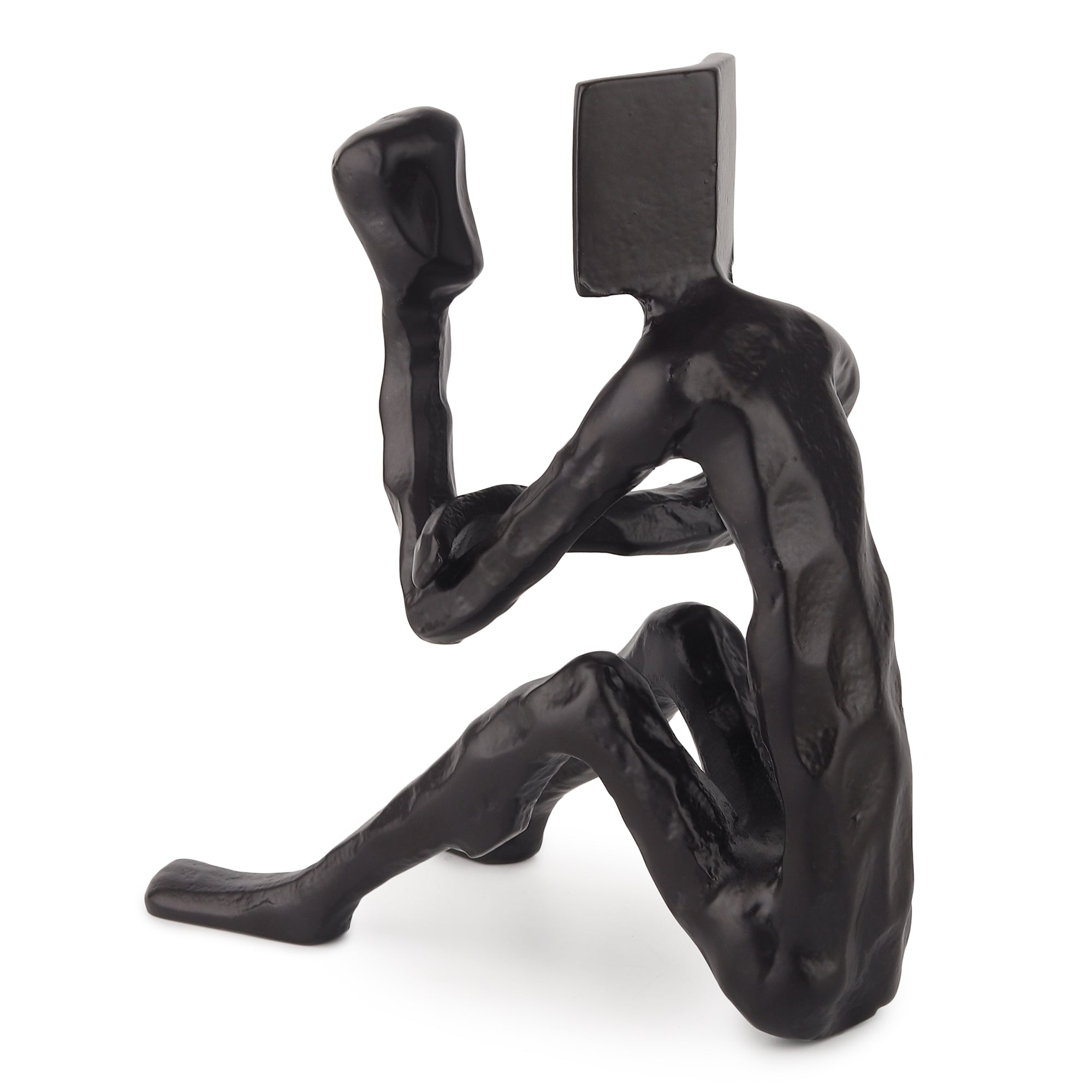 Pensive Reader in Black
