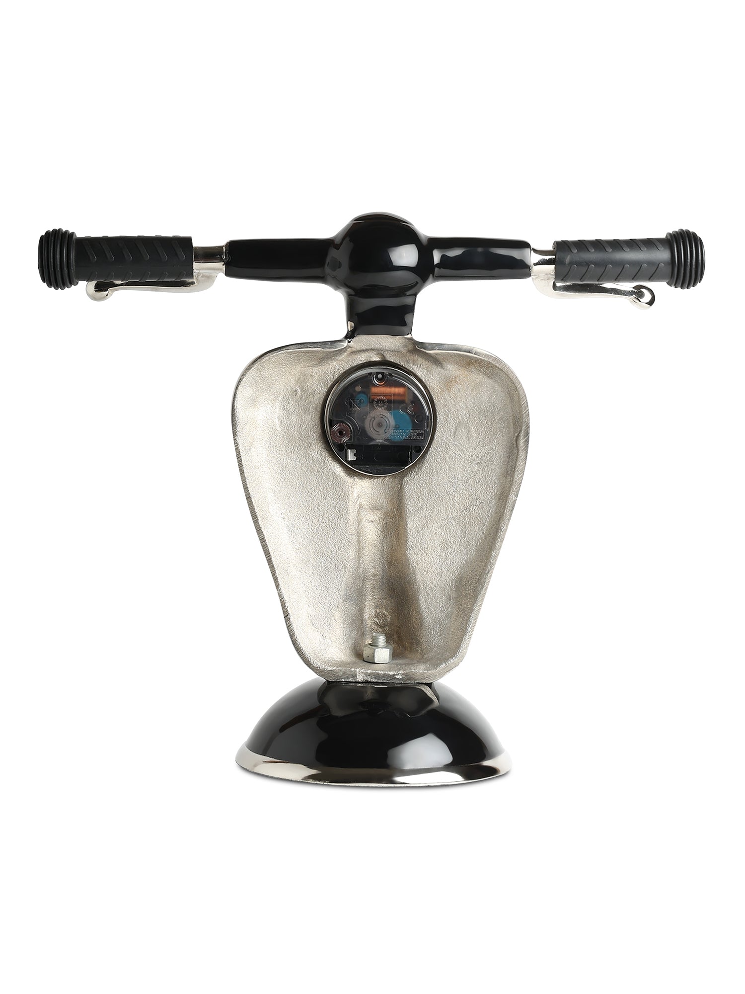 Vespa Silver Table Clock
