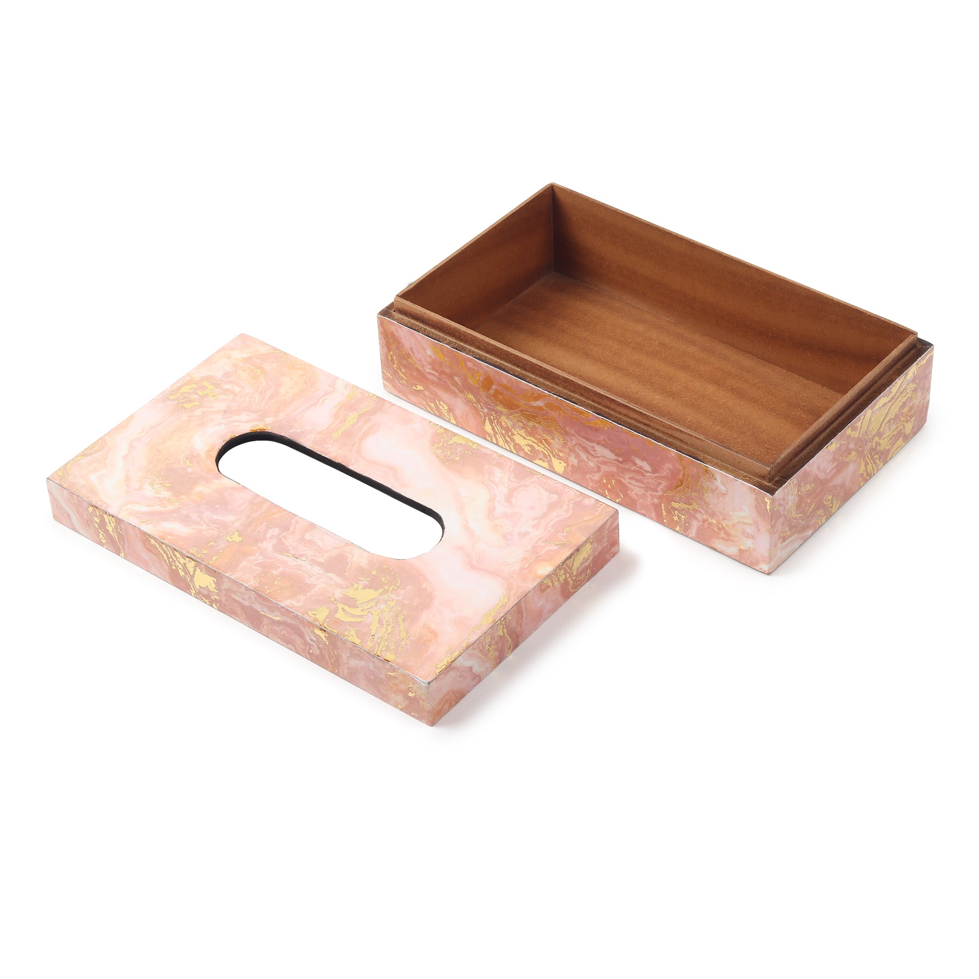 Rosa Perlino Tissue Box Holder