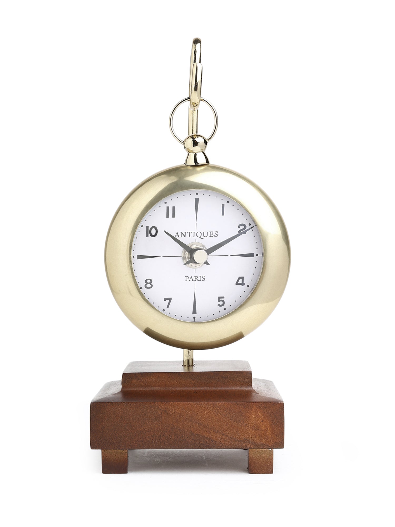 Eldora Gold Table Clock