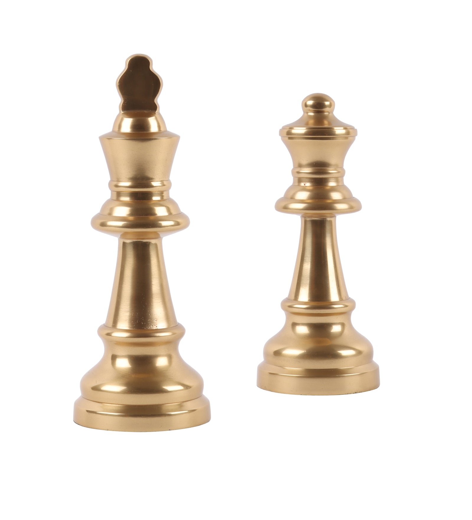 chess king queen gold large