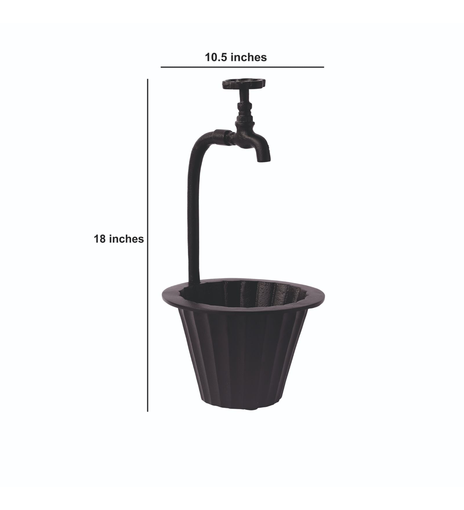 The Nal Planter in Black