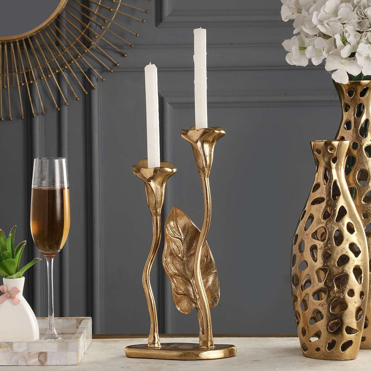 Jules Double Candle Holder