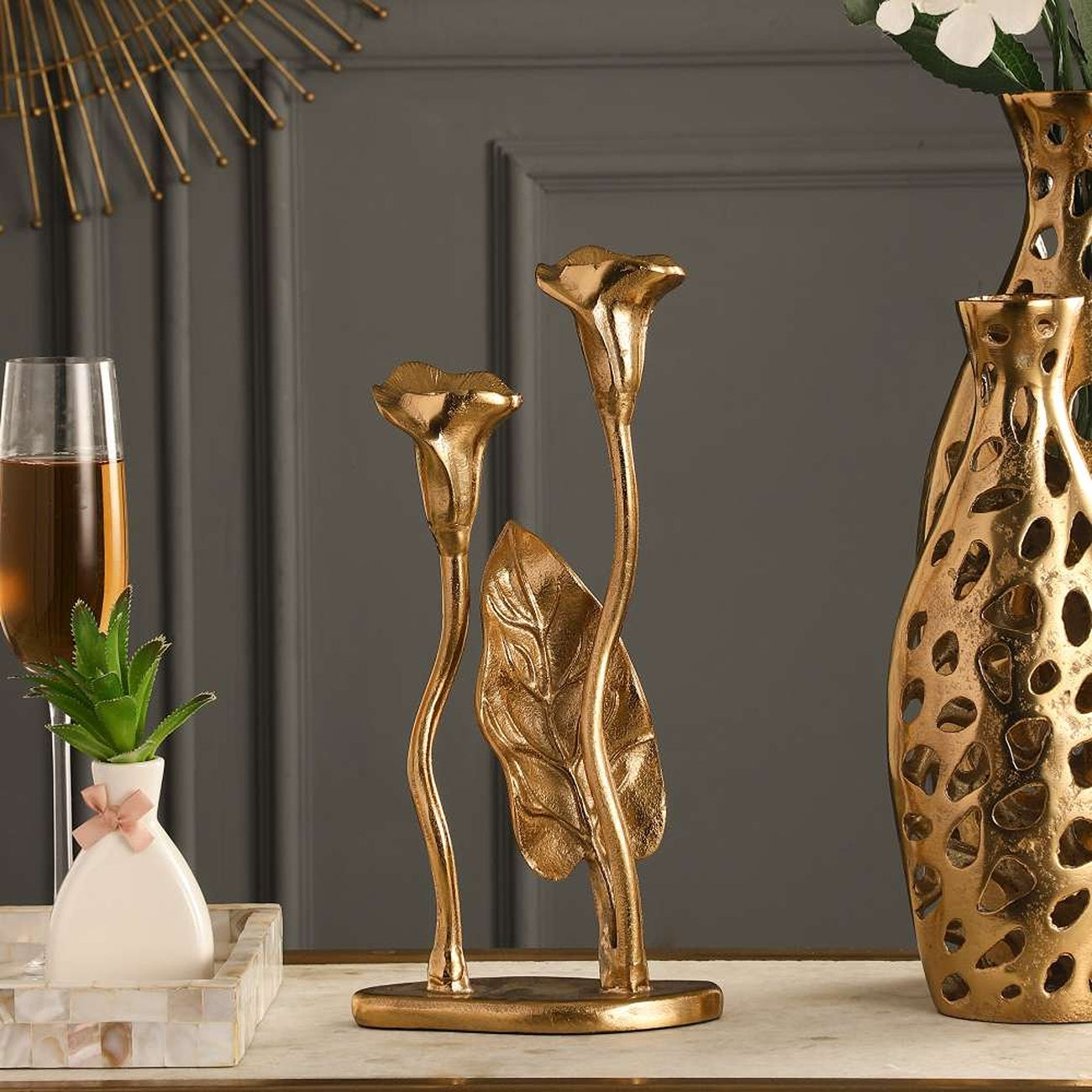 Jules Double Candle Holder