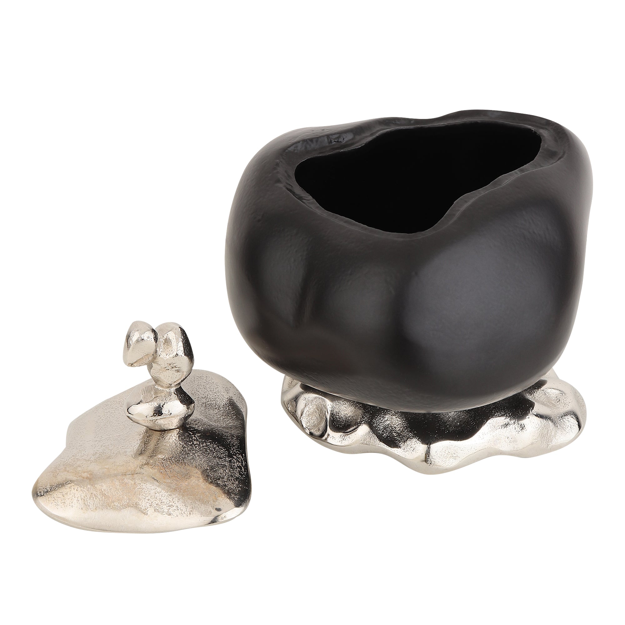 SlatePebble Box in Black Silver