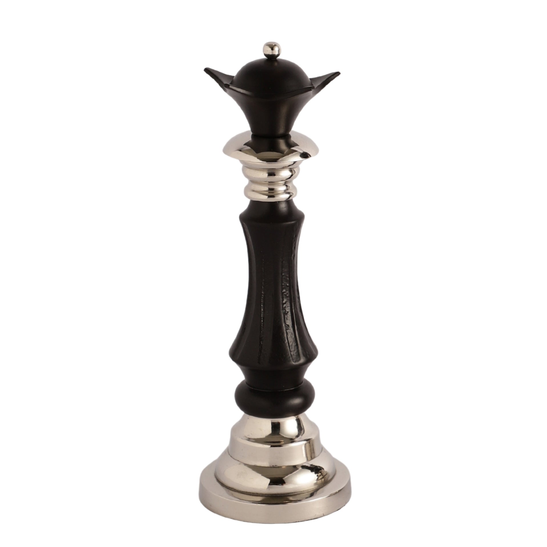 Regina Victoris Silver Black Queen Chess