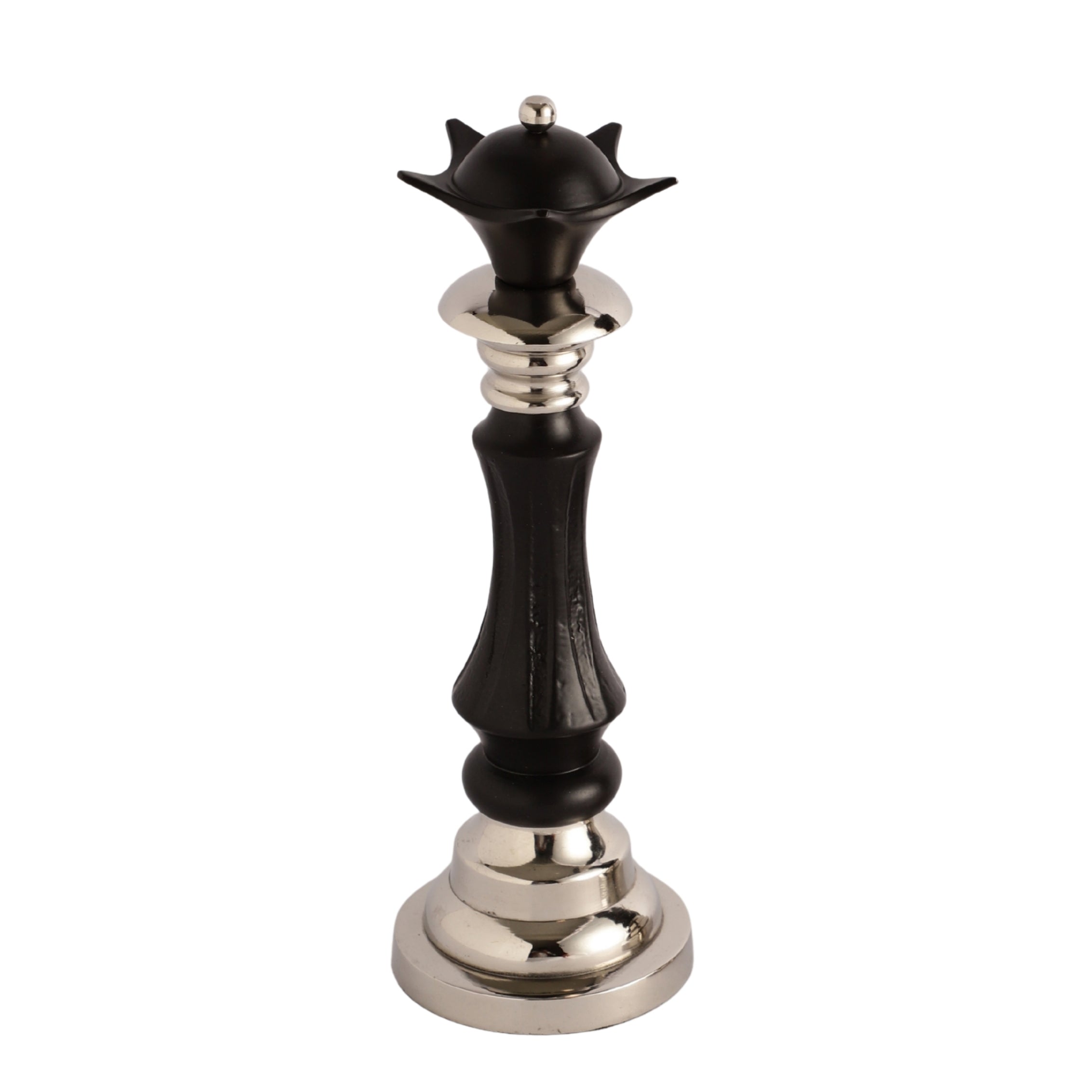 Regina Victoris Silver Black Queen Chess