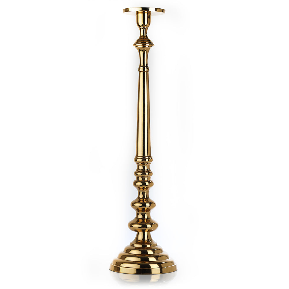 Lydia Pillar Large Candle Holder Gold
