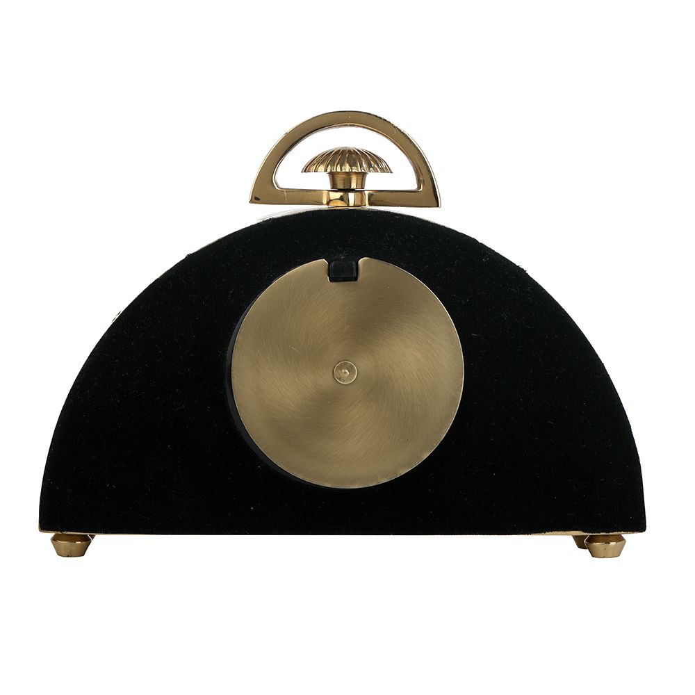 Luna Desk Clock in Gold