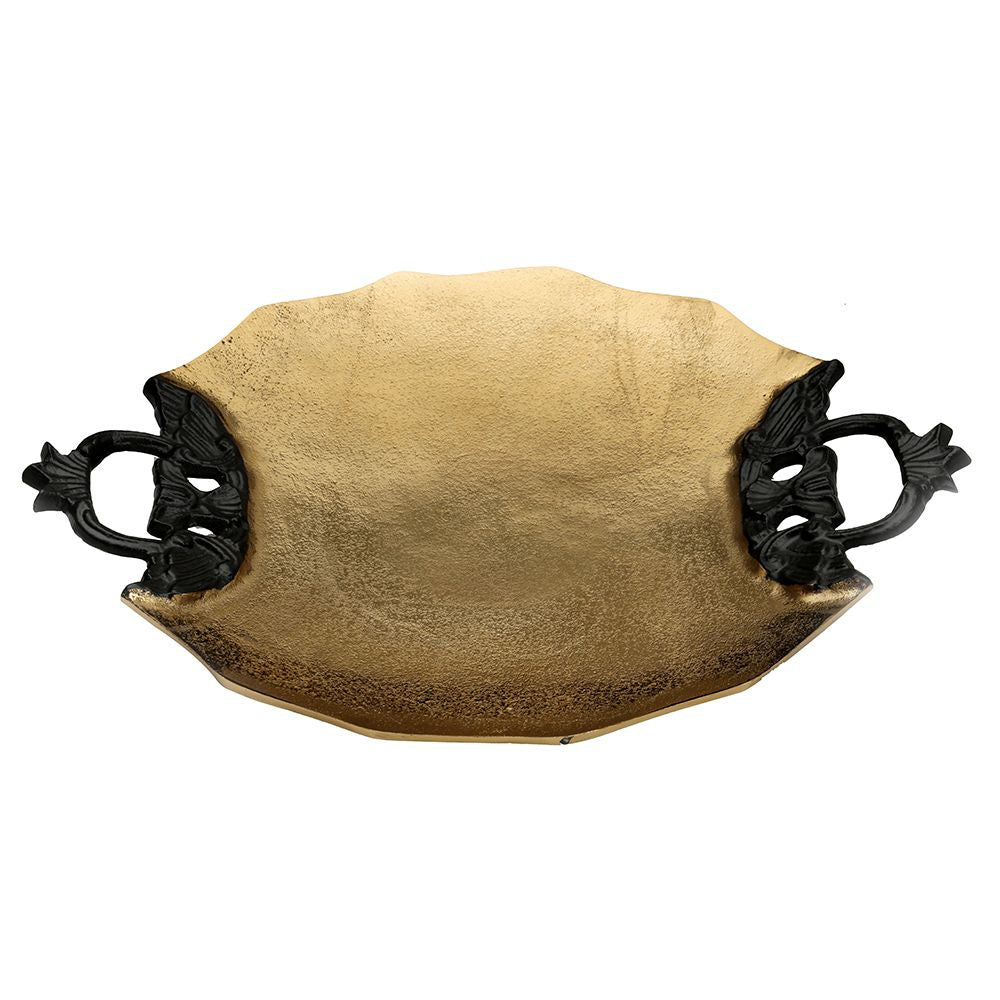 Midas Gold Round Tray