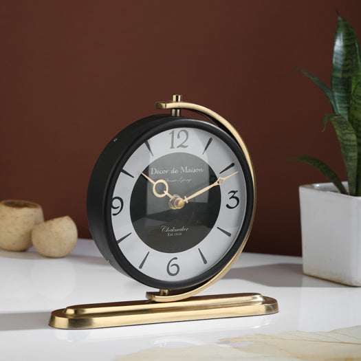 Aleksi Table clock Gold